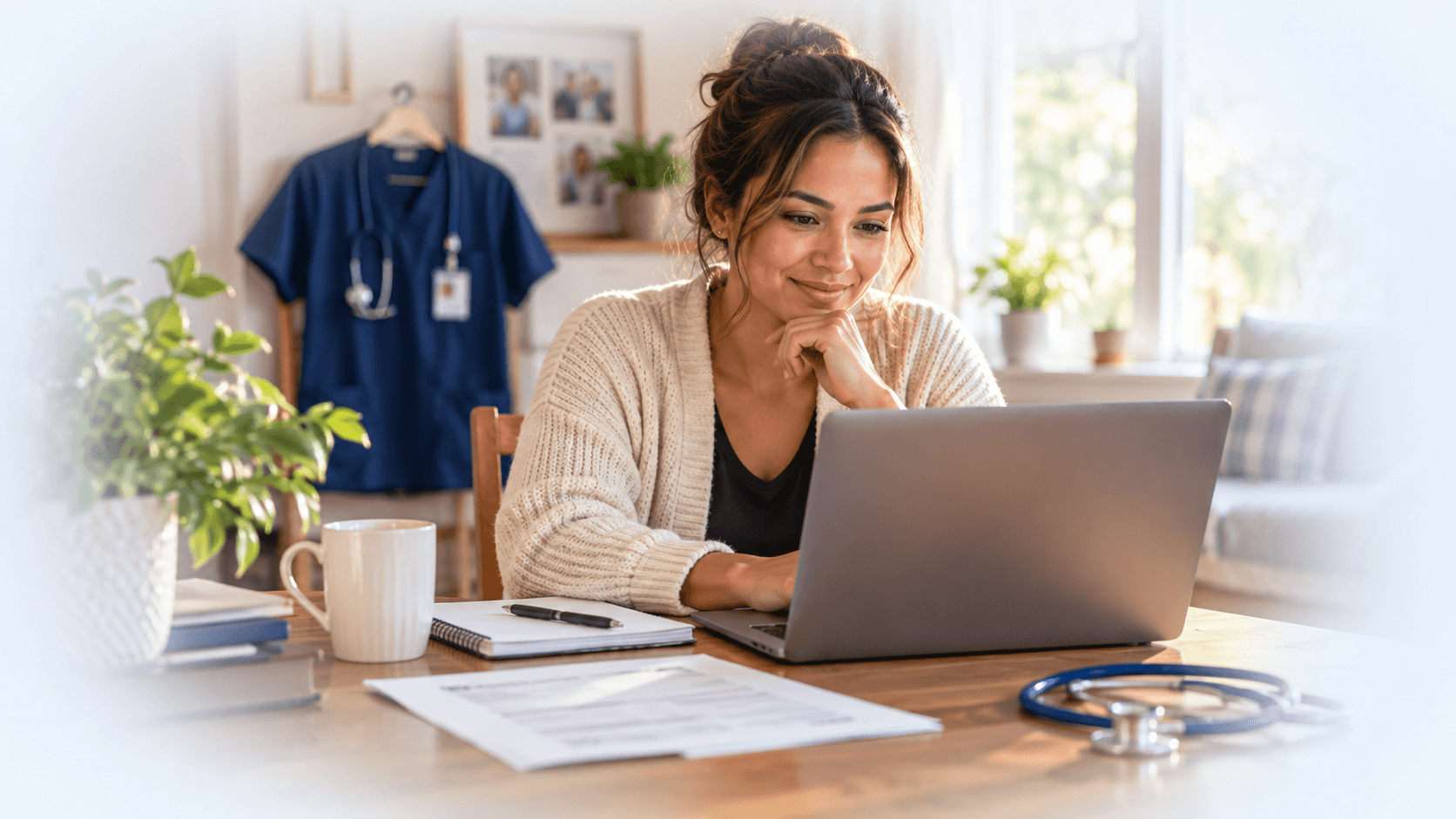 A compassionate home-healthcare conversation
